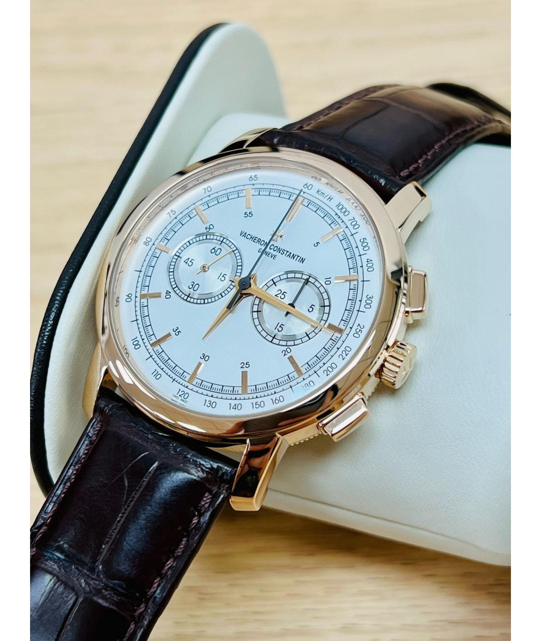 VACHERON CONSTANTIN Белые часы из розового золота, фото 2