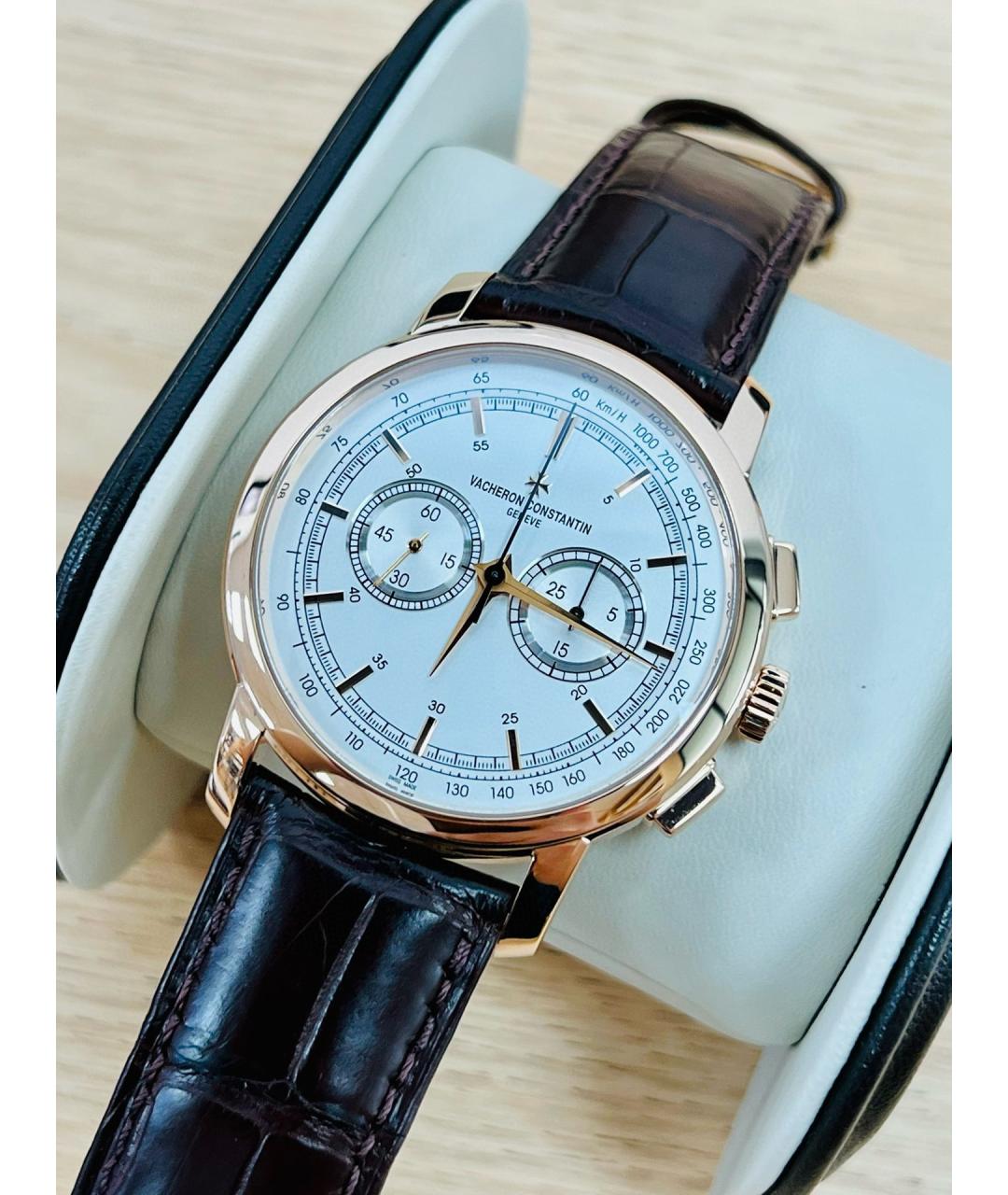 VACHERON CONSTANTIN Белые часы из розового золота, фото 6