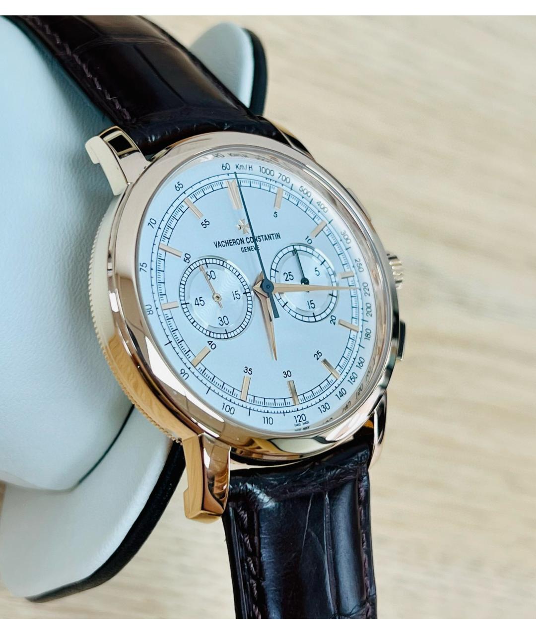 VACHERON CONSTANTIN Белые часы из розового золота, фото 3