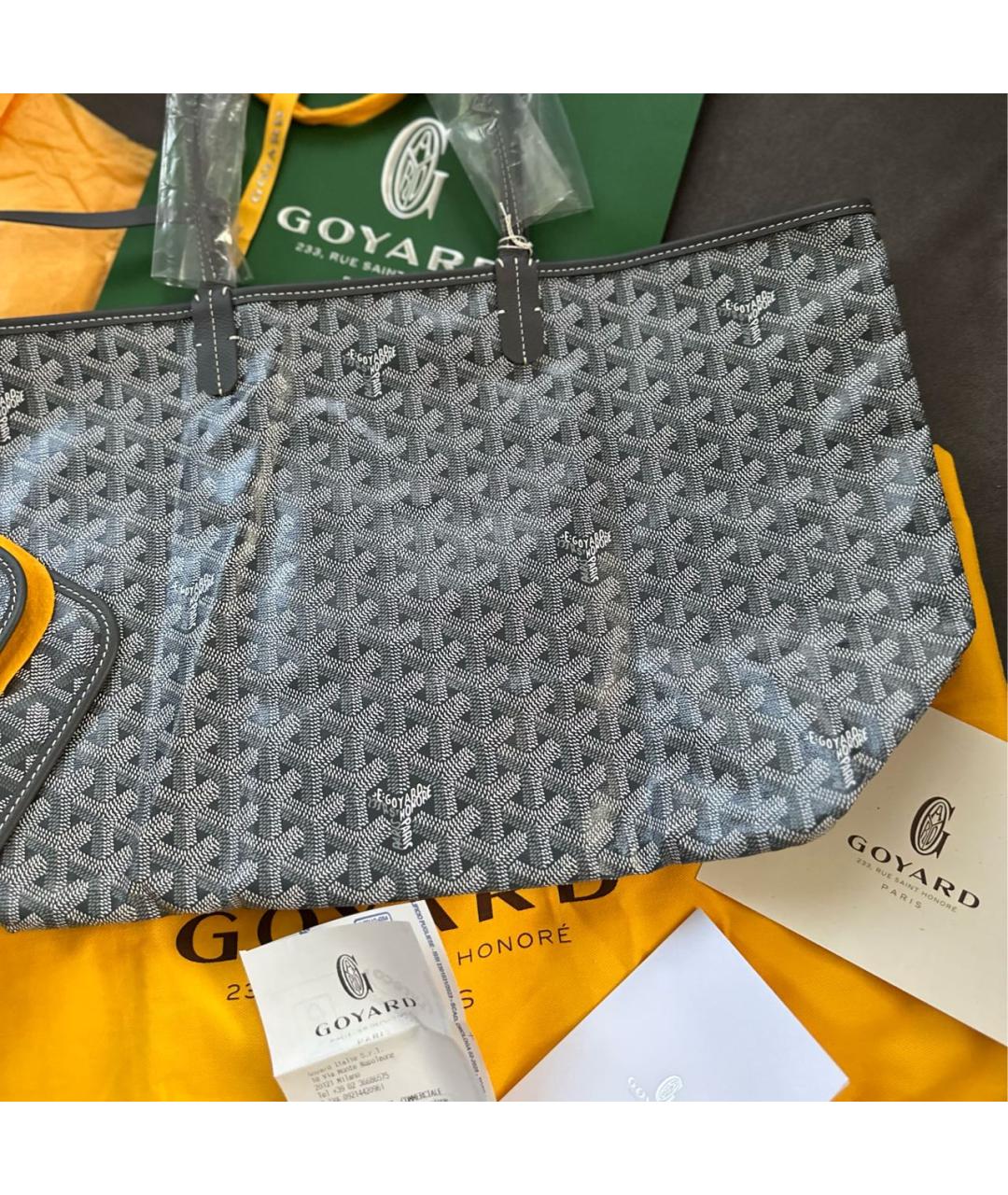 GOYARD Серая сумка тоут, фото 3