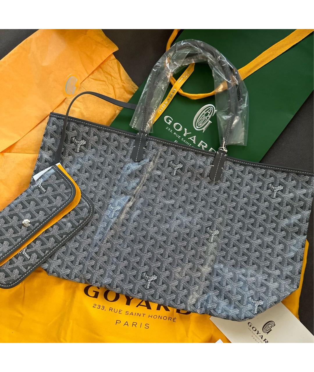 GOYARD Серая сумка тоут, фото 4