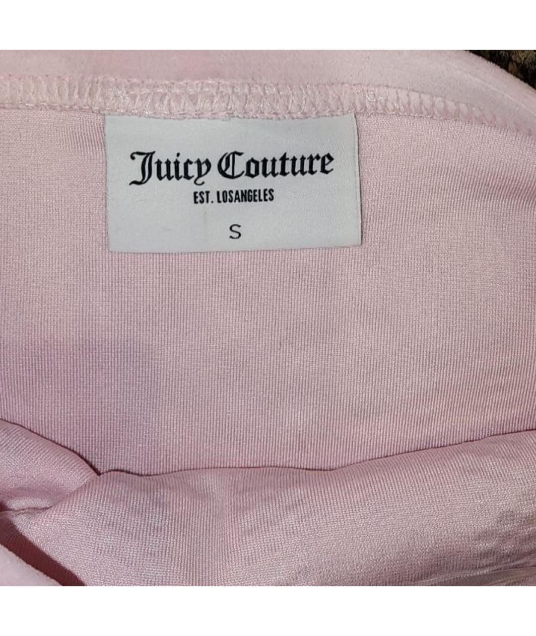 JUICY COUTURE Розовая полиэстеровая майка, фото 3