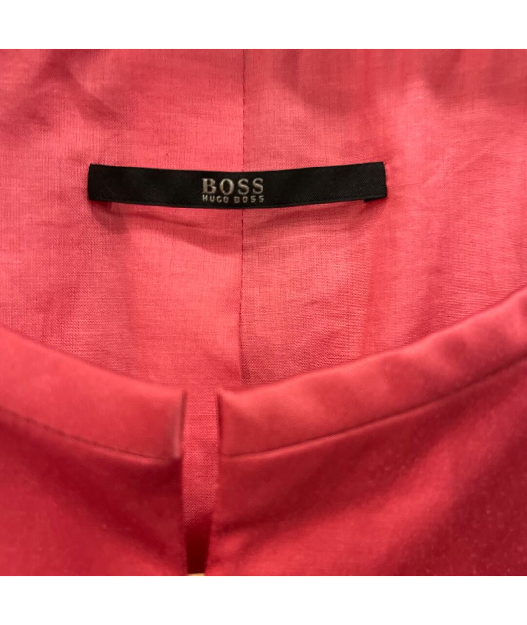 HUGO BOSS Розовый хлопковый жакет/пиджак, фото 4