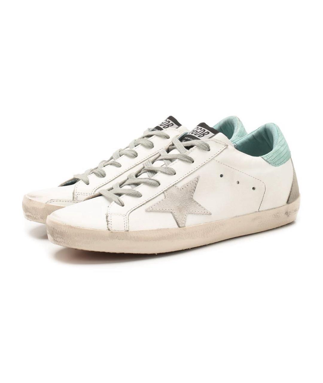 GOLDEN GOOSE DELUXE BRAND Белые кожаные кеды, фото 6