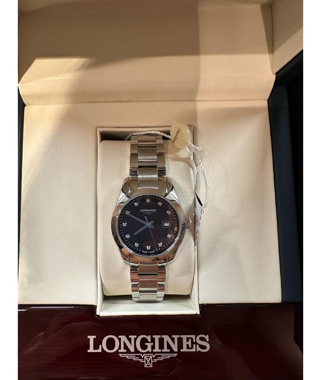 LONGINES Серебряные металлические часы, фото 6