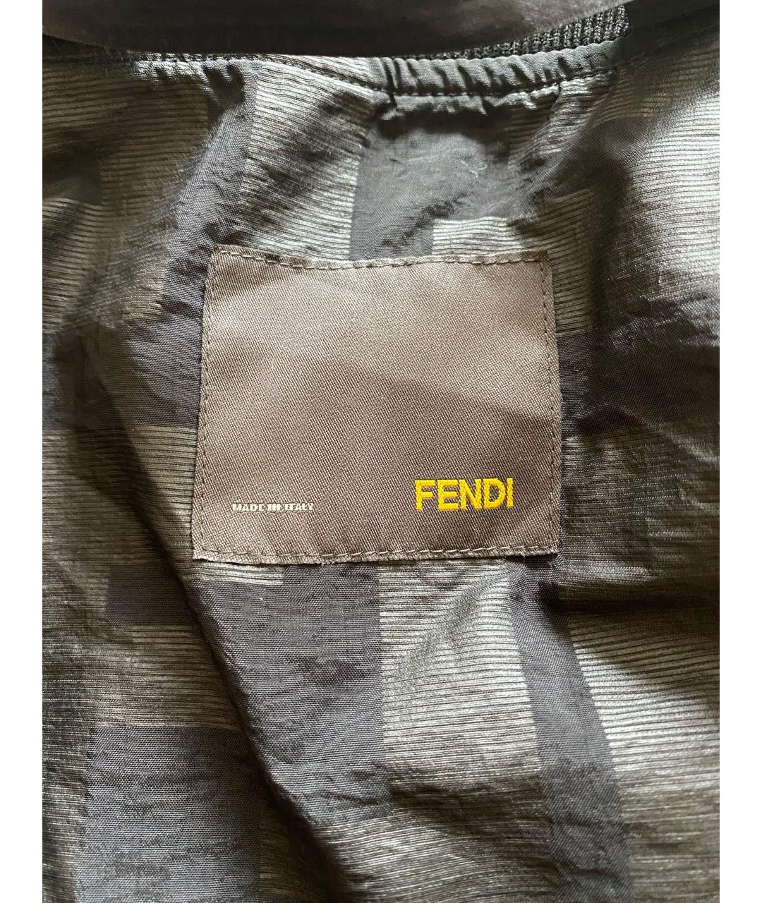 FENDI Черная куртка, фото 7