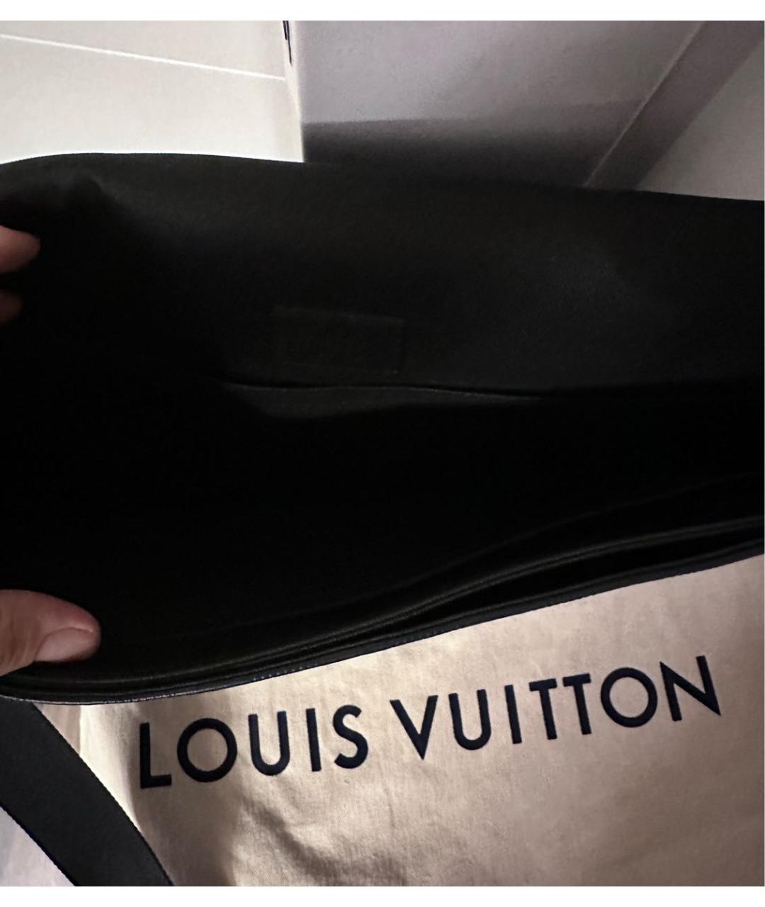 LOUIS VUITTON Синяя кожаная сумка на плечо, фото 4