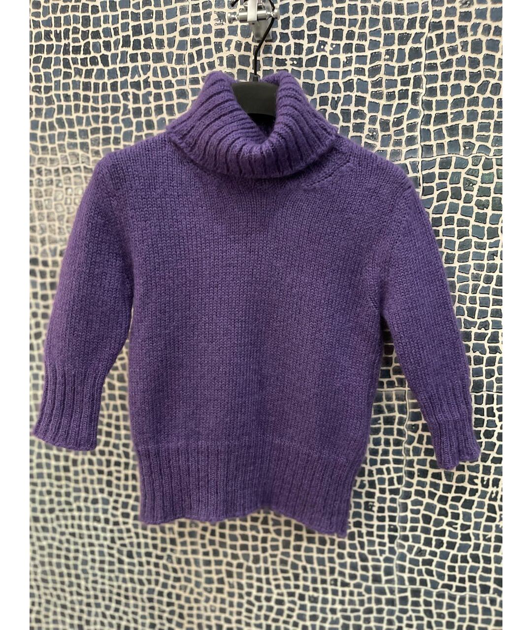 DOLCE&GABBANA Фиолетовый джемпер / свитер, фото 5