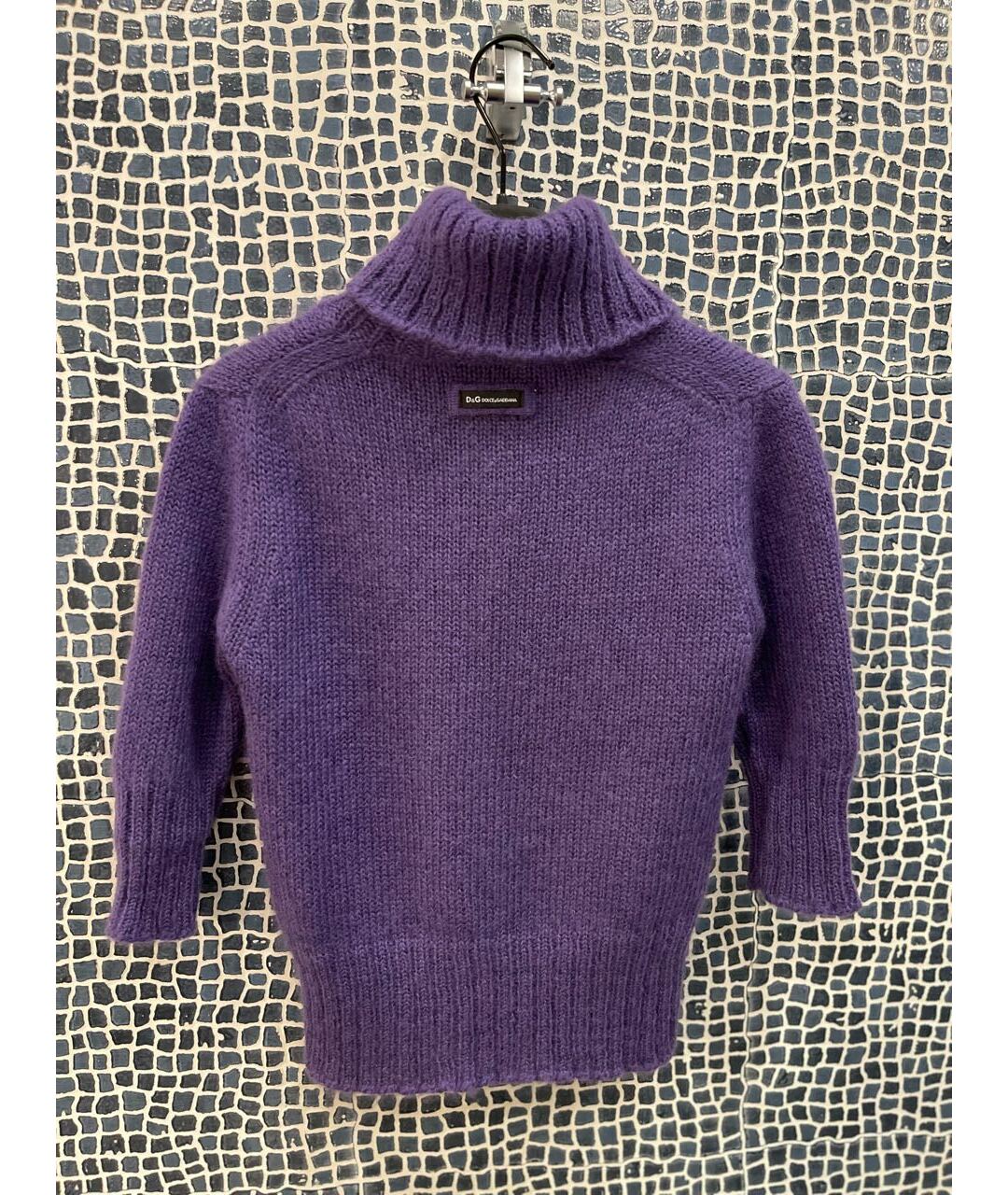 DOLCE&GABBANA Фиолетовый джемпер / свитер, фото 2