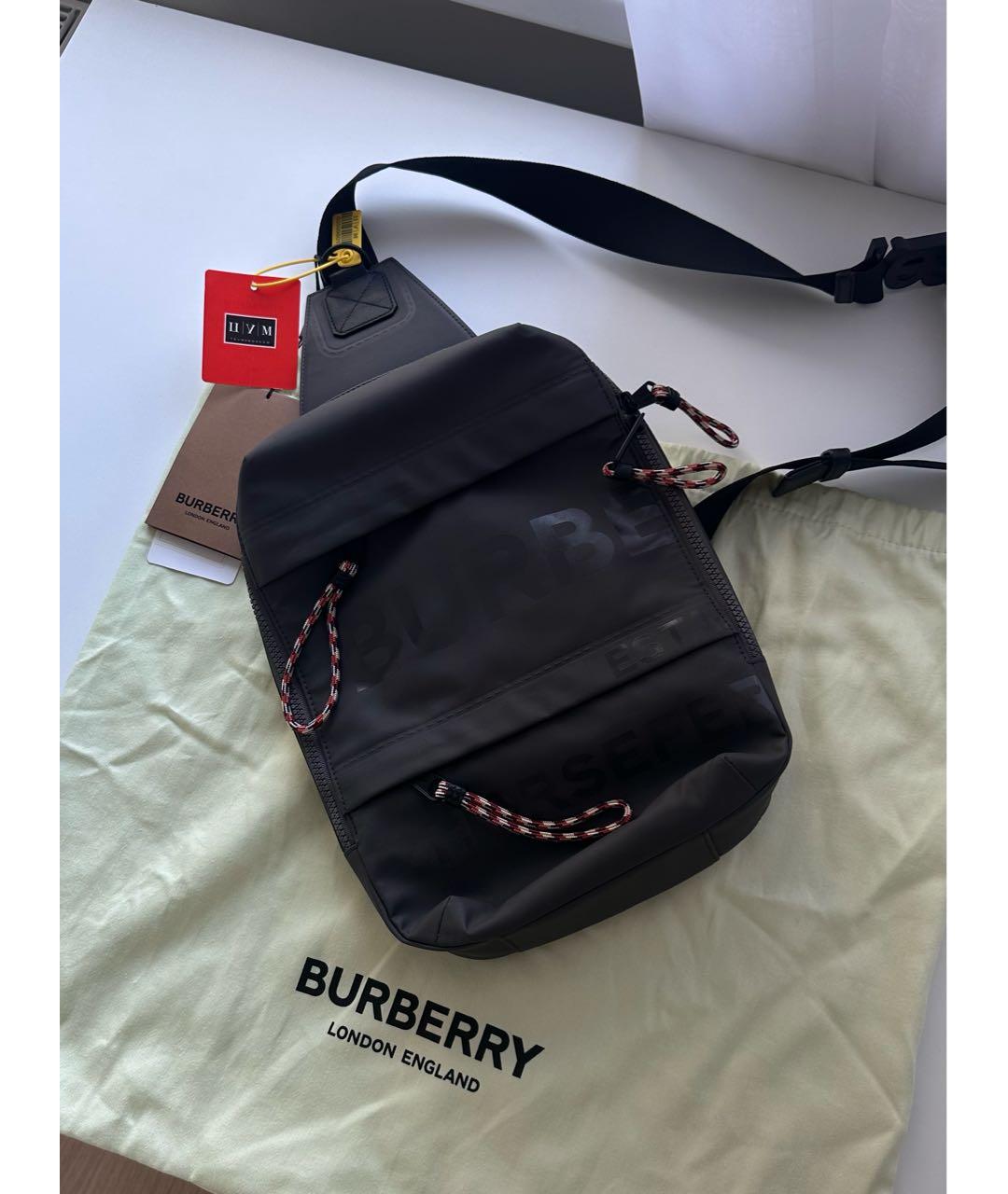 BURBERRY Черный рюкзак, фото 2