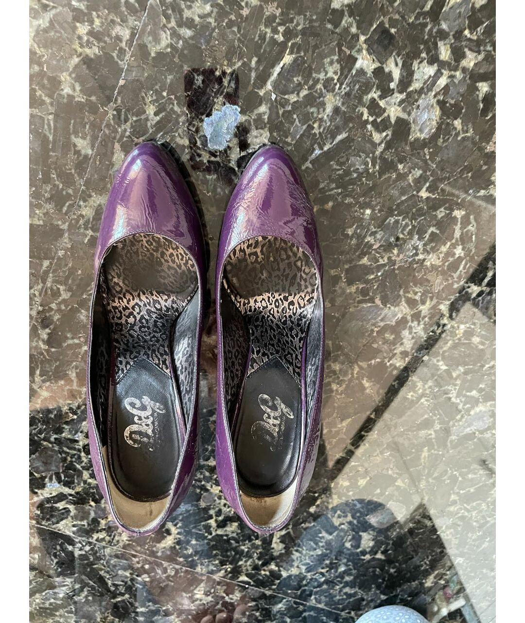 DOLCE&GABBANA Фиолетовые туфли из лакированной кожи, фото 3