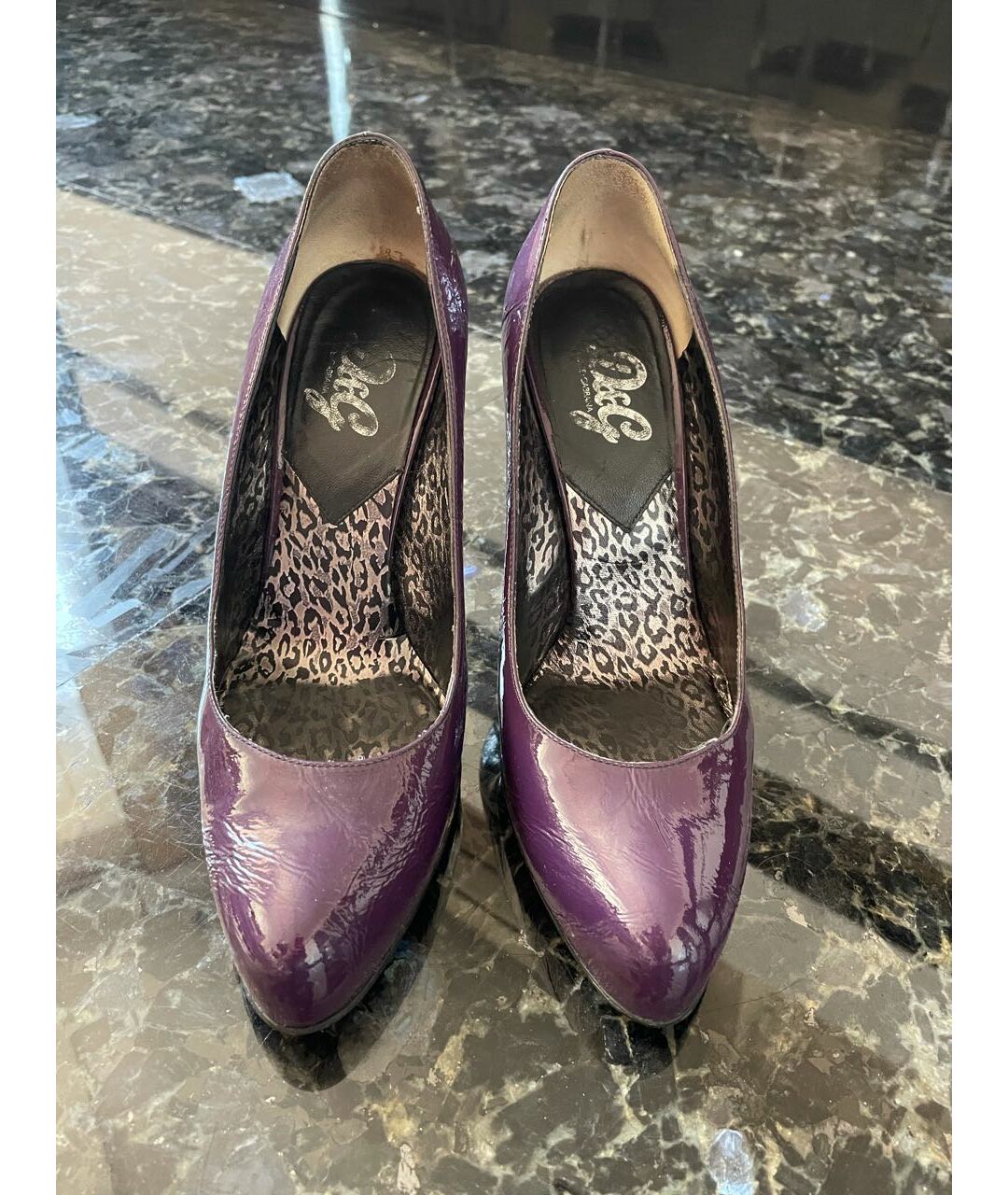 DOLCE&GABBANA Фиолетовые туфли из лакированной кожи, фото 2