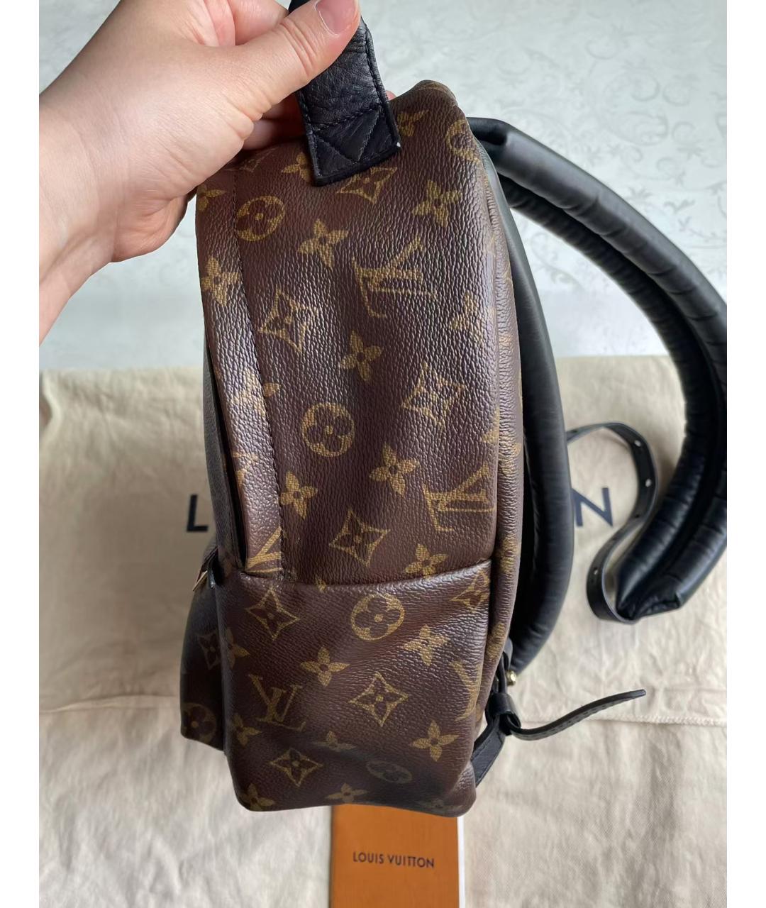 LOUIS VUITTON Коричневый рюкзак, фото 4