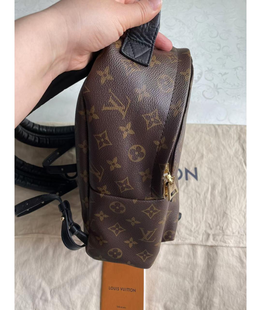 LOUIS VUITTON Коричневый рюкзак, фото 5