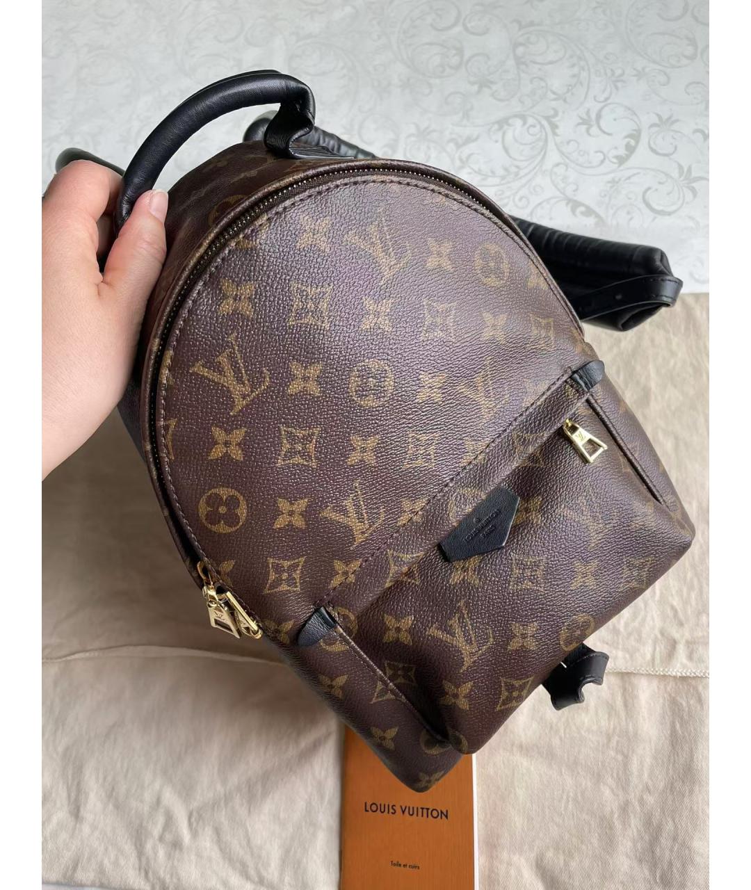 LOUIS VUITTON Коричневый рюкзак, фото 3