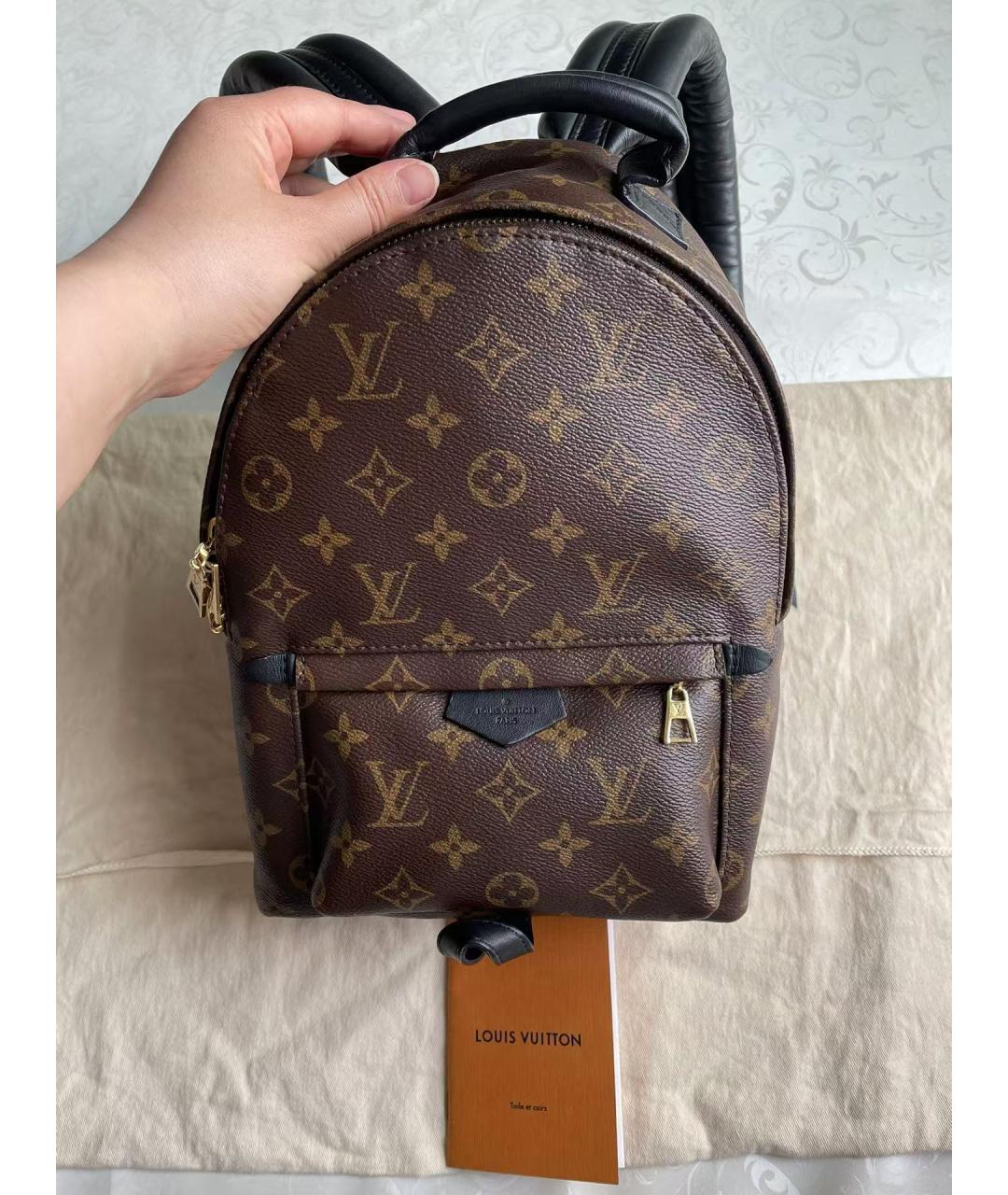 LOUIS VUITTON Коричневый рюкзак, фото 7
