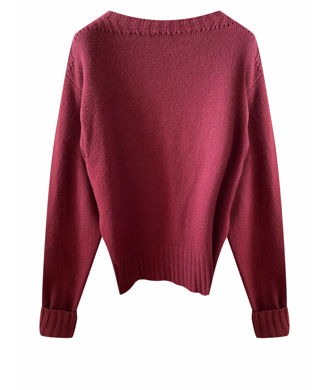 ISABEL MARANT Бордовый шерстяной джемпер / свитер, фото 1