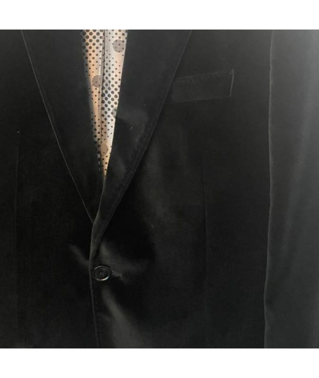 KENZO Черный бархатный пиджак, фото 4