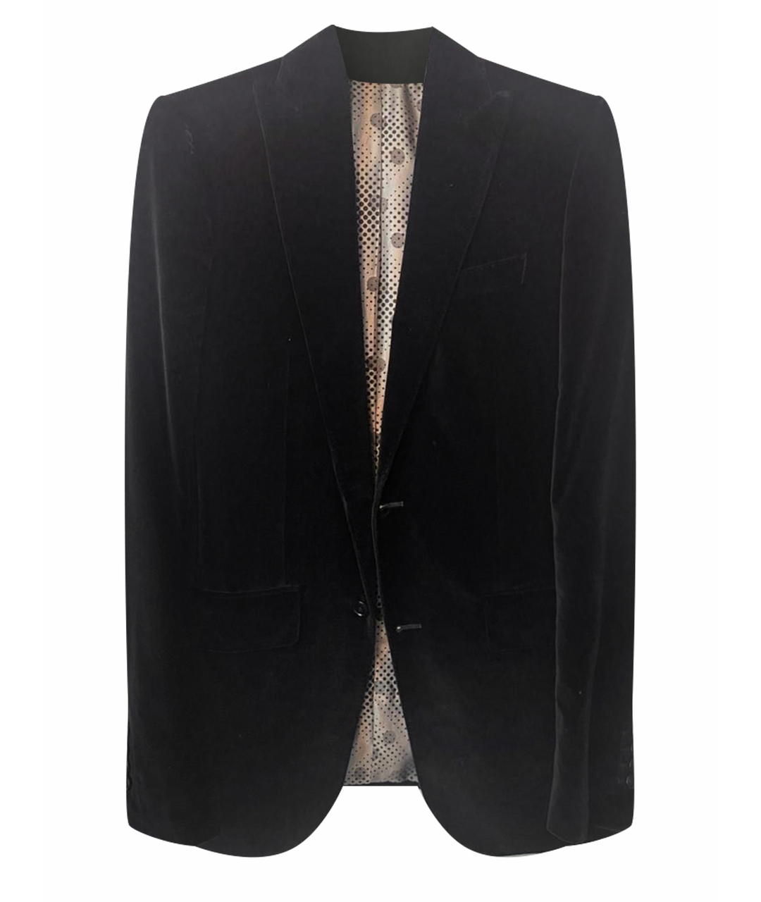 KENZO Черный бархатный пиджак, фото 1