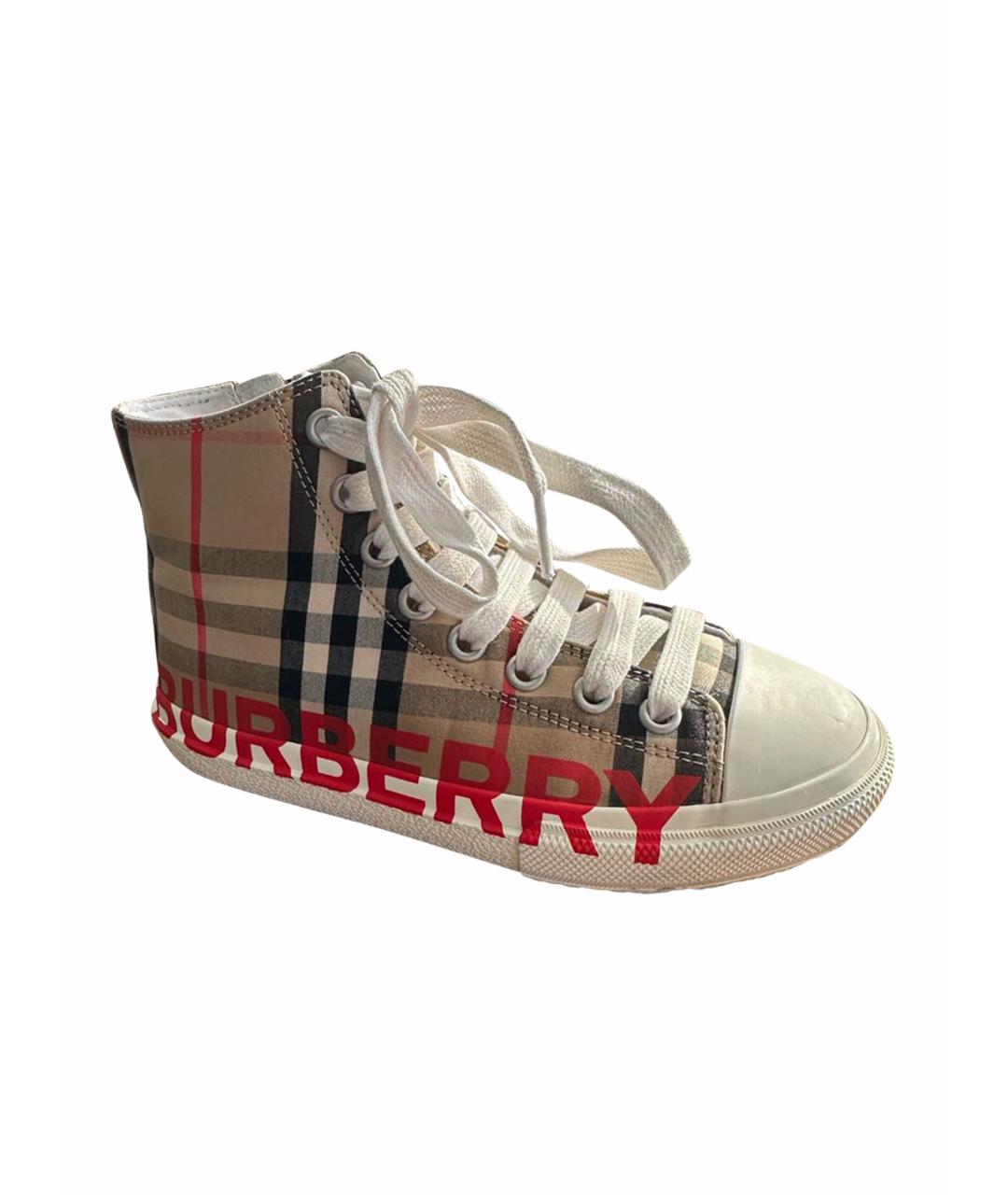 BURBERRY Мульти кеды, фото 1