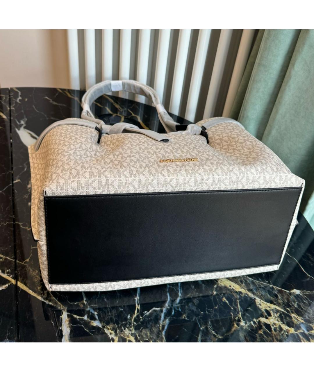 MICHAEL KORS Бежевая сумка тоут, фото 6