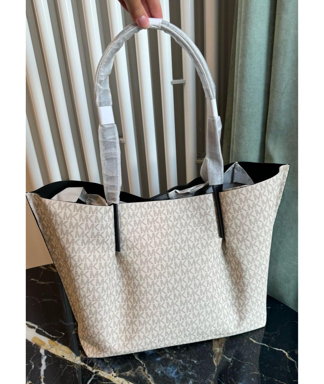 MICHAEL KORS Бежевая сумка тоут, фото 2