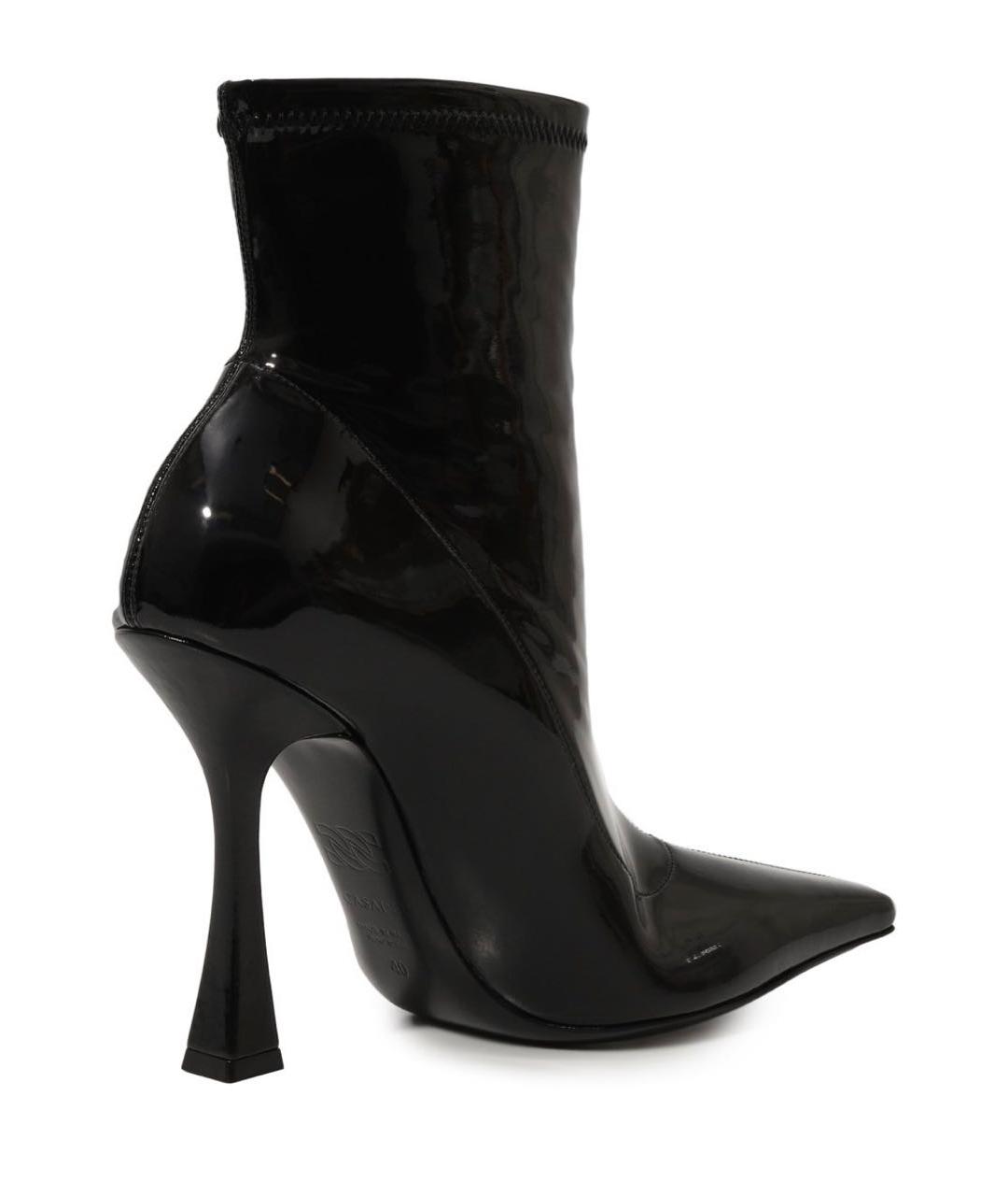 CASADEI Черные кожаные ботильоны, фото 4