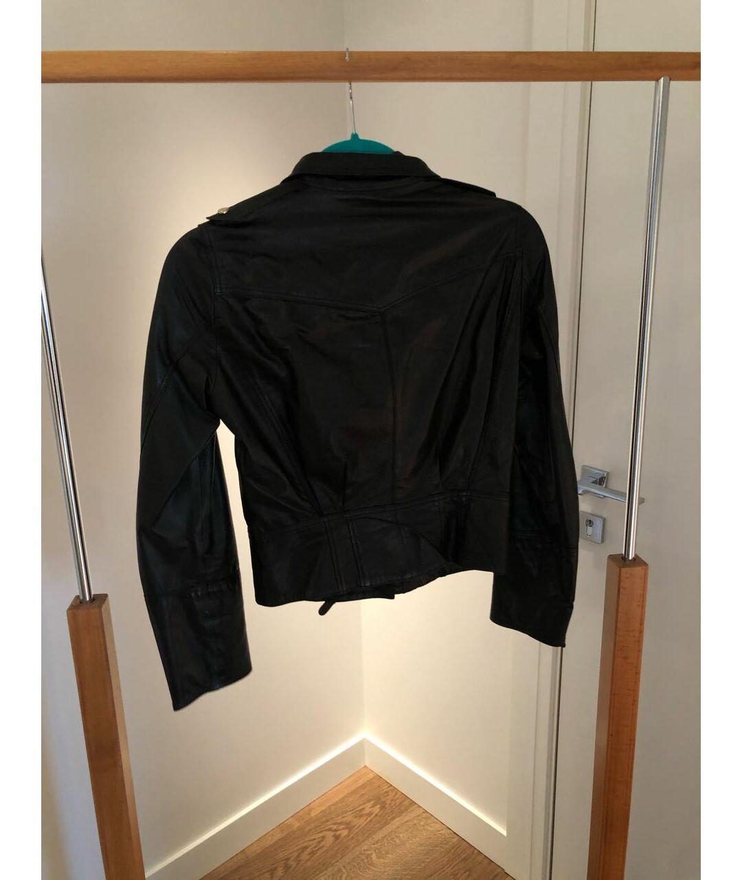GUCCI Черная кожаная куртка, фото 2