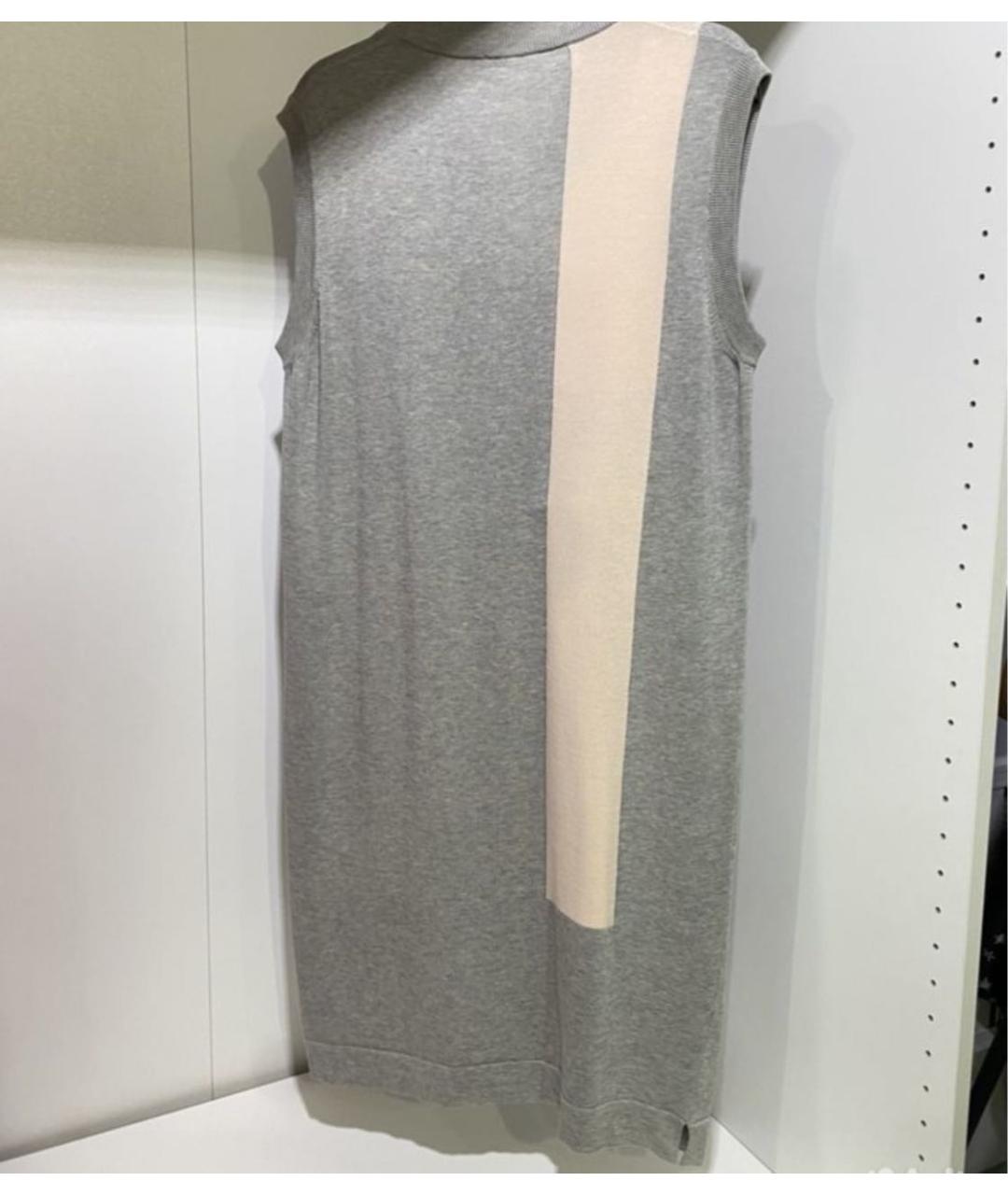 FENDI Серое повседневное платье, фото 3