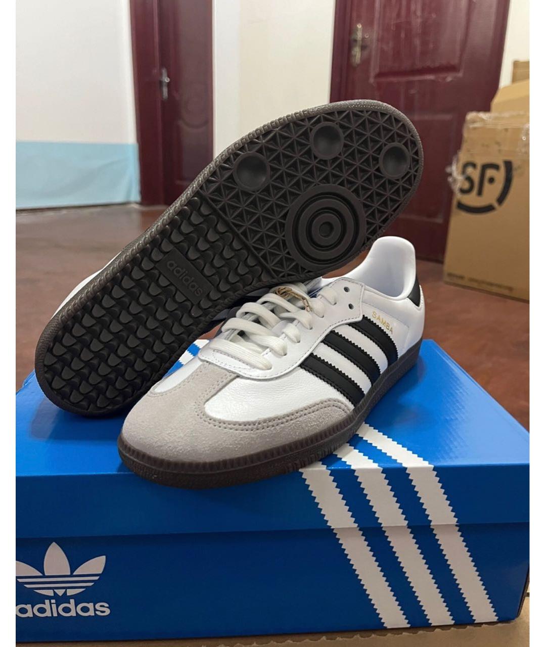 ADIDAS Черные замшевые низкие кроссовки / кеды, фото 6