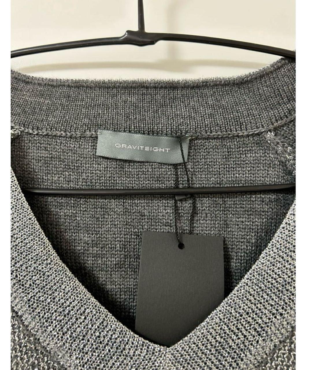 GRAVITEIGHT Серебрянный шерстяной костюм с брюками, фото 2