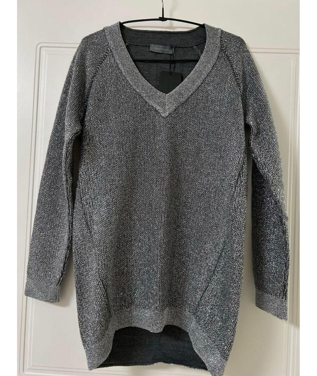 GRAVITEIGHT Серебрянный шерстяной костюм с брюками, фото 8