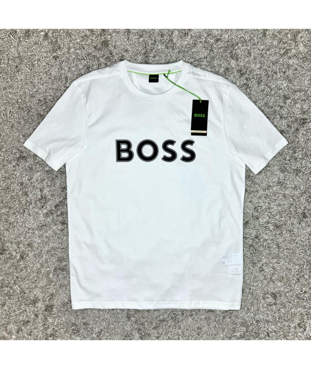 HUGO BOSS Белая футболка, фото 5