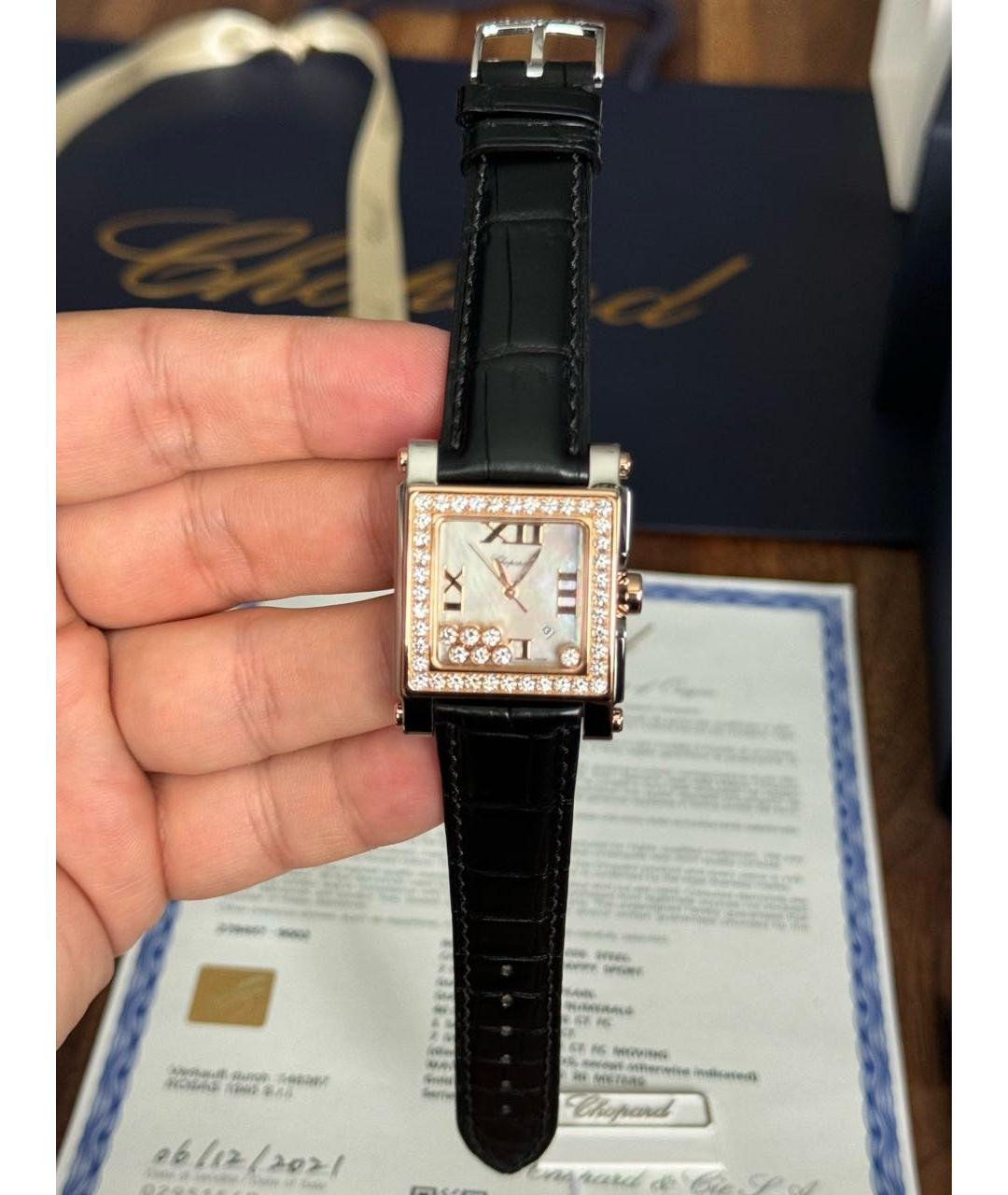 CHOPARD Золотые часы из розового золота, фото 5