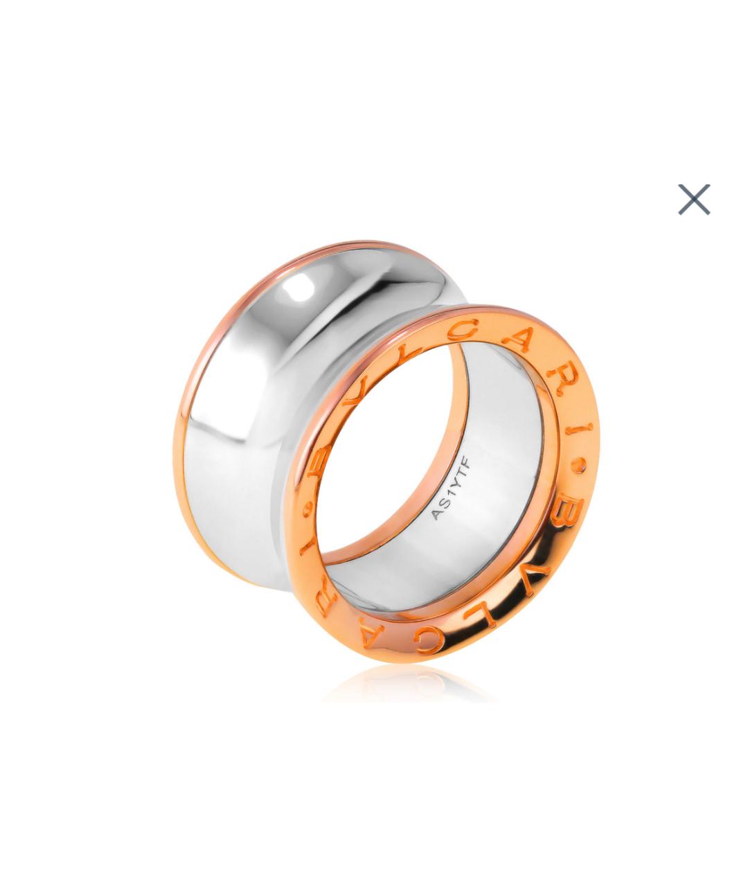 BVLGARI Серебряное металлическое кольцо, фото 5