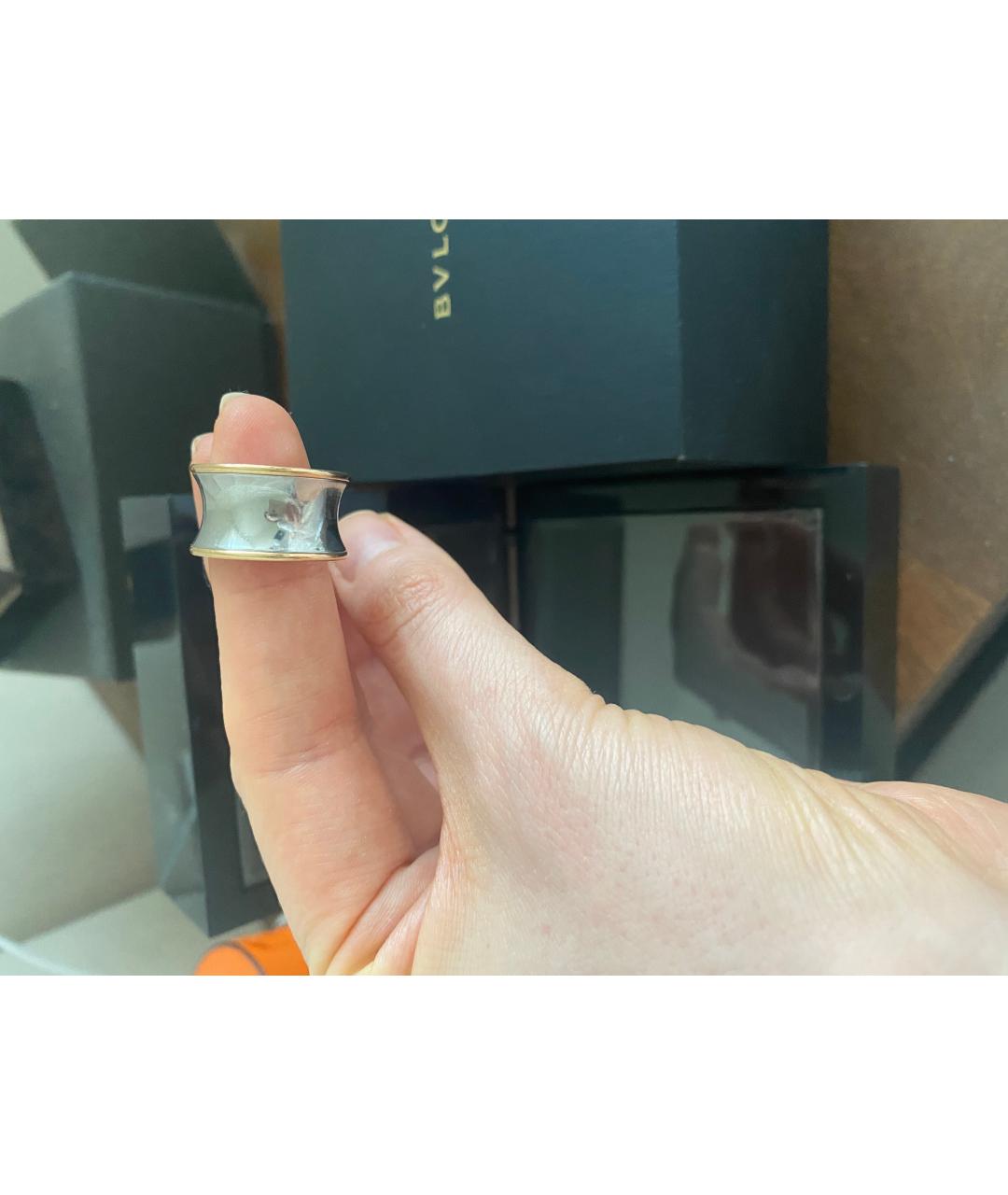 BVLGARI Серебряное металлическое кольцо, фото 4