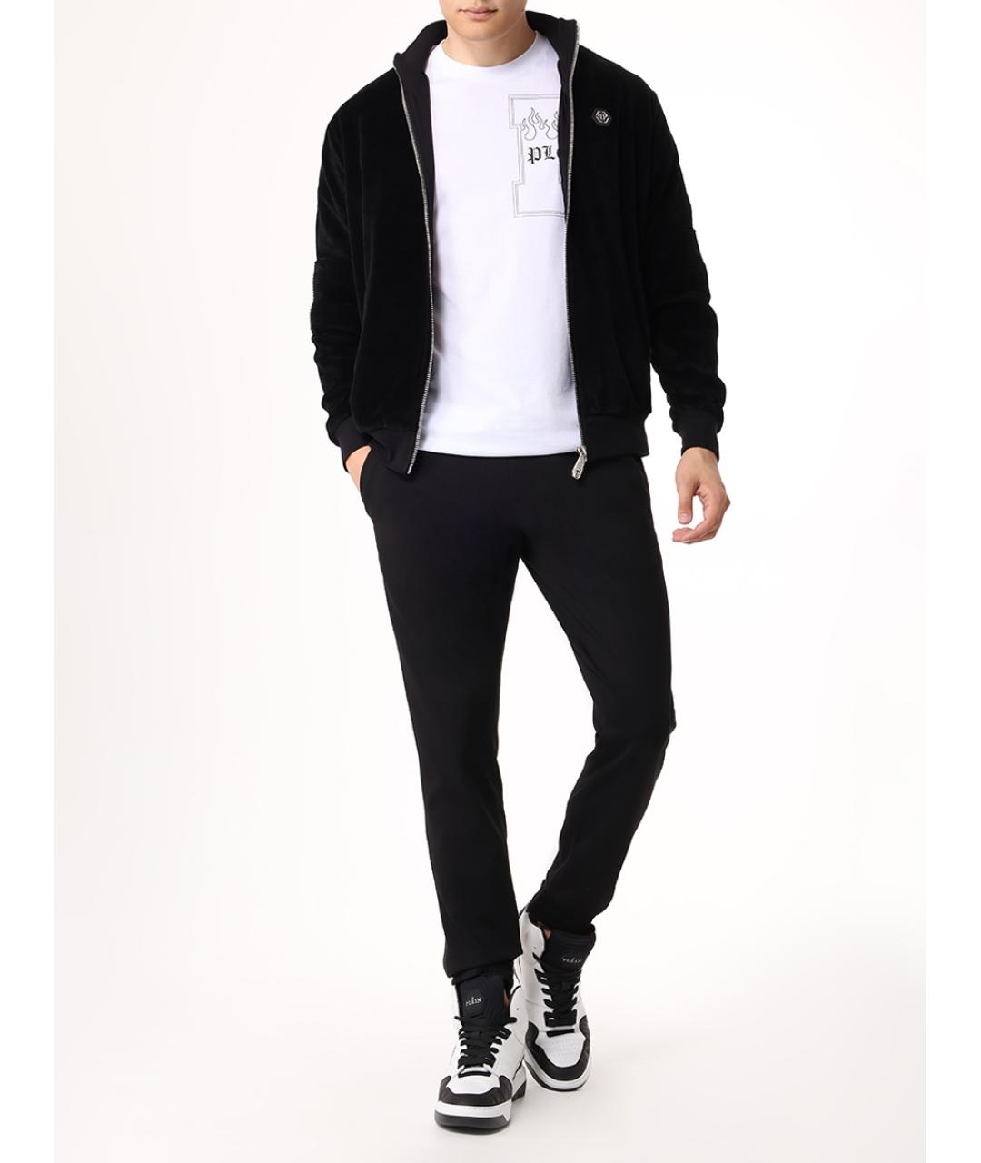 PHILIPP PLEIN Черные брюки чинос, фото 2