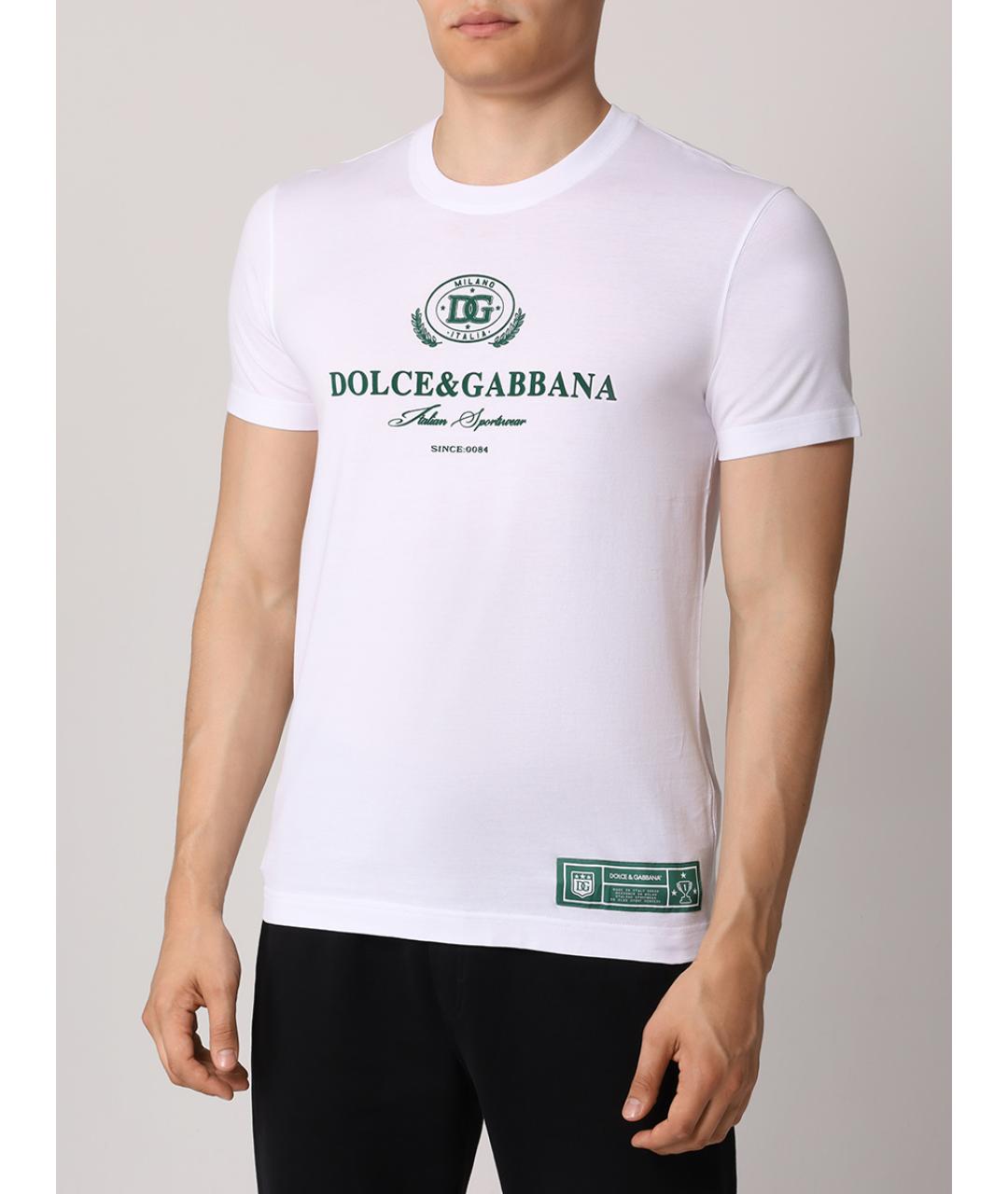 DOLCE&GABBANA Белая футболка, фото 4