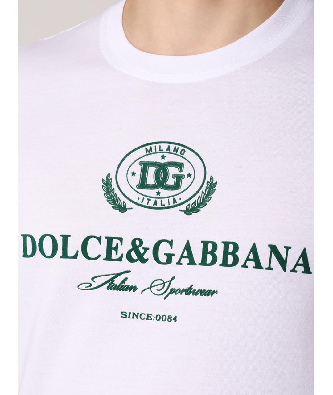DOLCE&GABBANA Белая футболка, фото 5