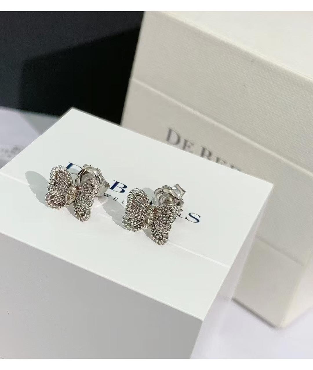 DE BEERS Серьги из белого золота, фото 5