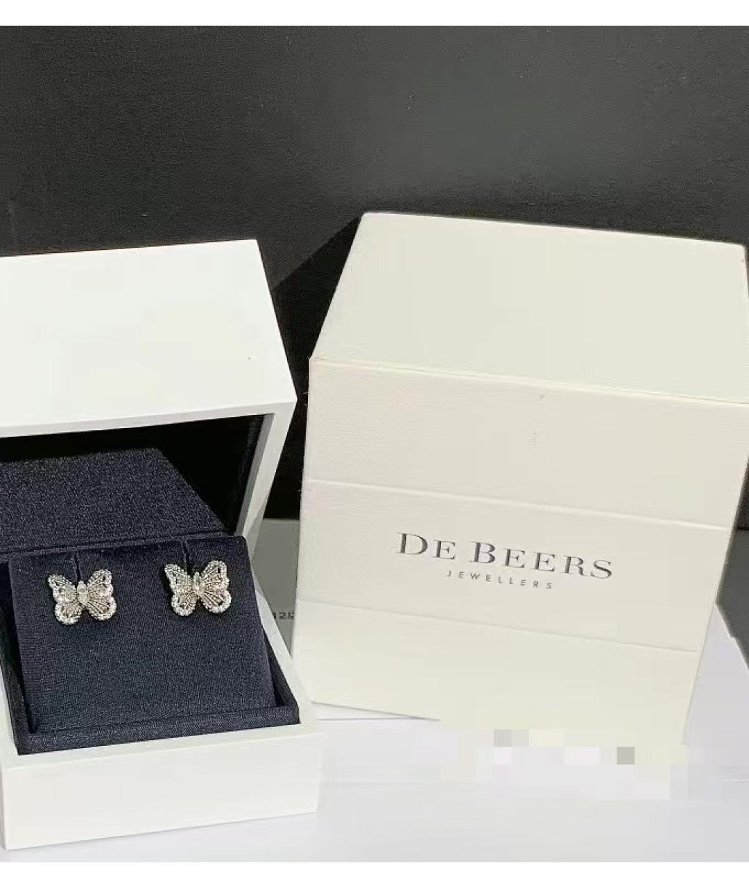 DE BEERS Серьги из белого золота, фото 6