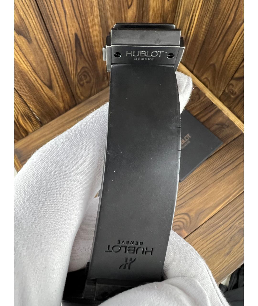 HUBLOT Черные карбоновые часы, фото 8