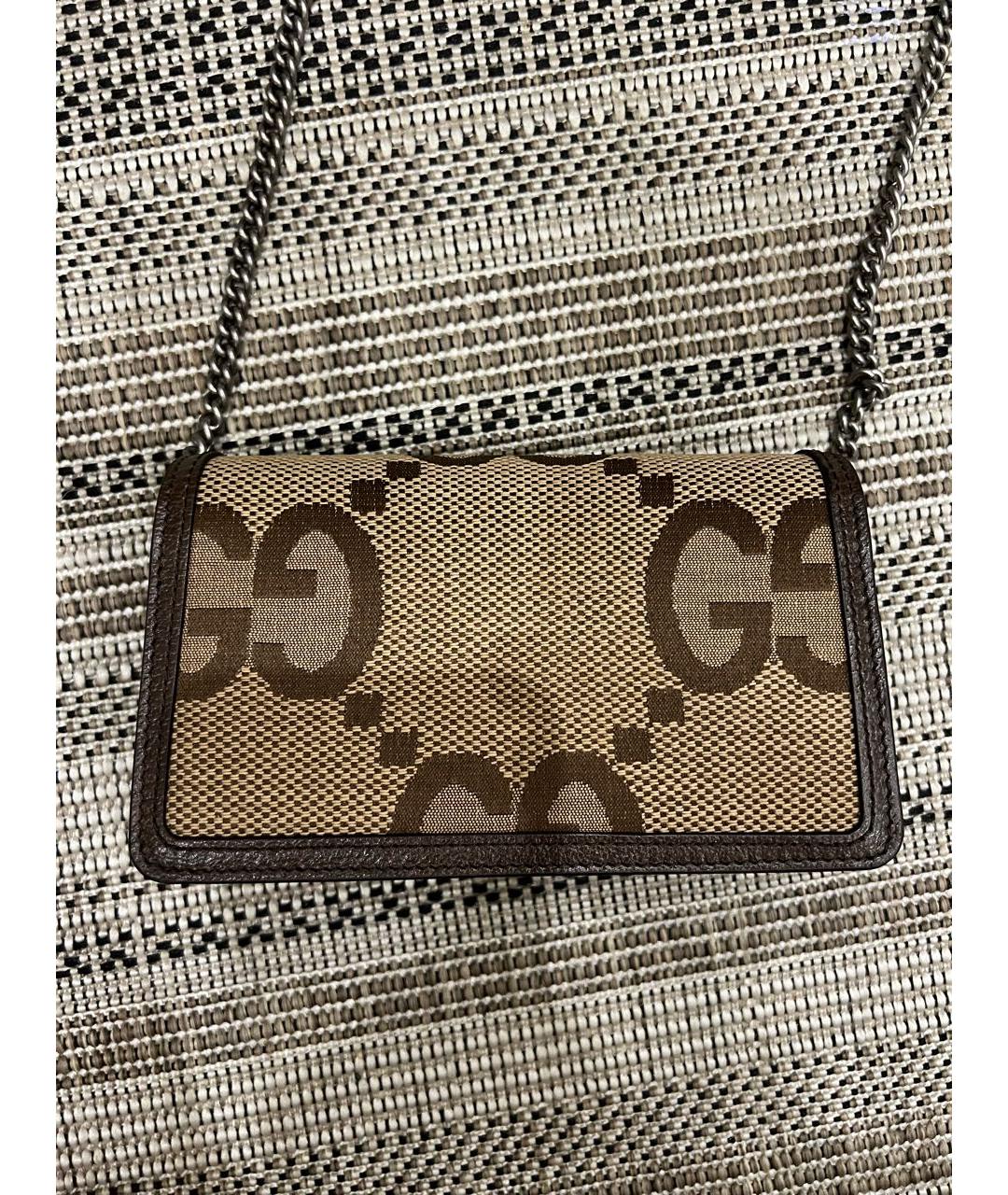 GUCCI Коричневая сумка через плечо, фото 3