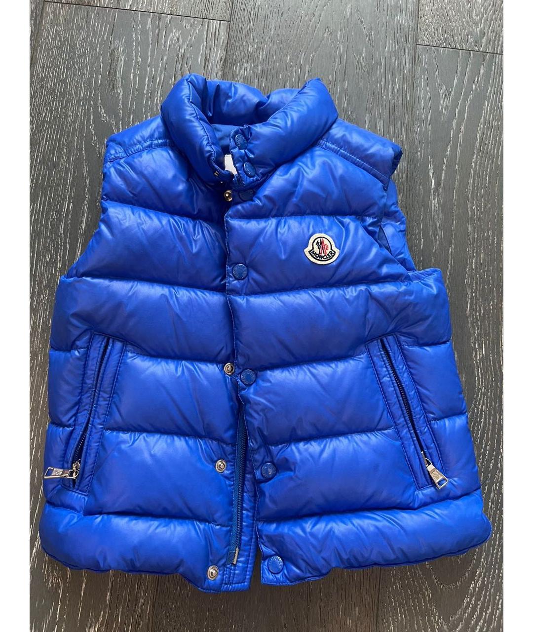 MONCLER Синий жакет / жилет, фото 3