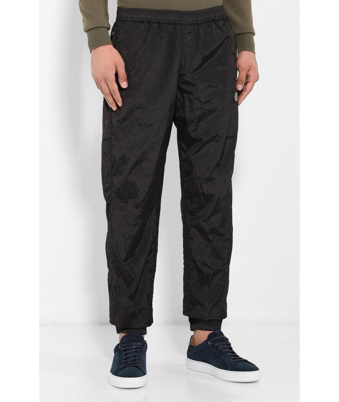 STONE ISLAND Бордовые повседневные брюки, фото 7