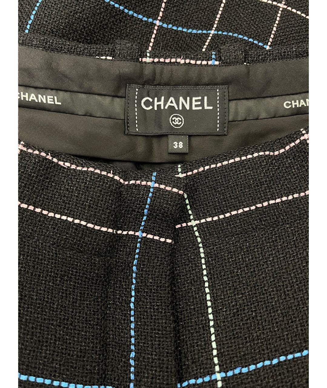 CHANEL Черные шерстяные шорты, фото 5