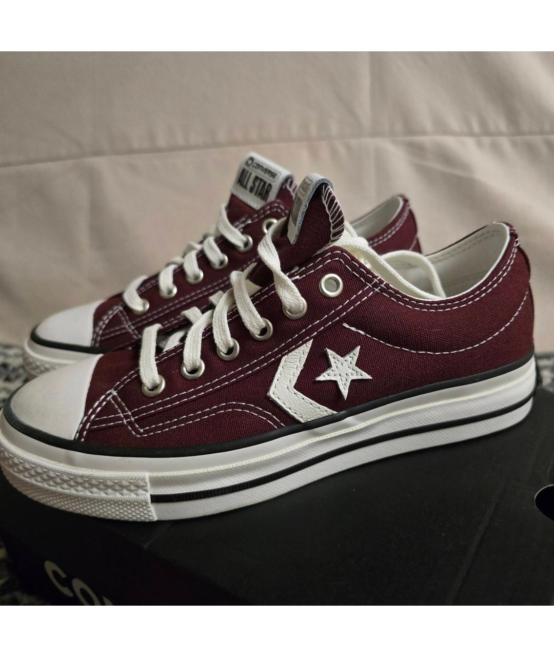 CONVERSE Красные текстильные кеды, фото 9