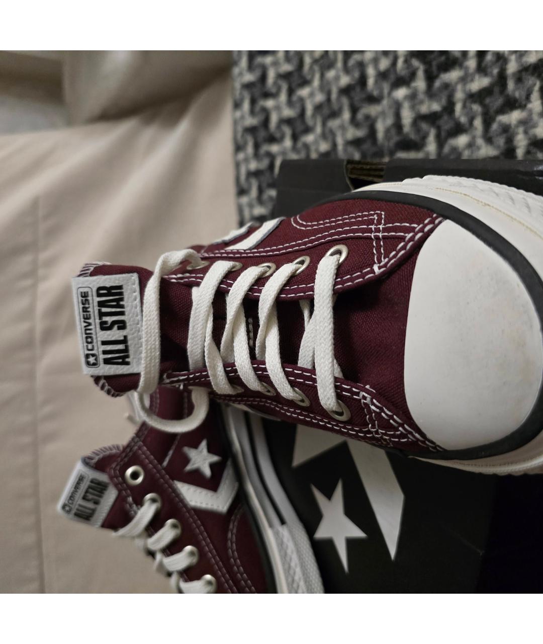 CONVERSE Красные текстильные кеды, фото 8