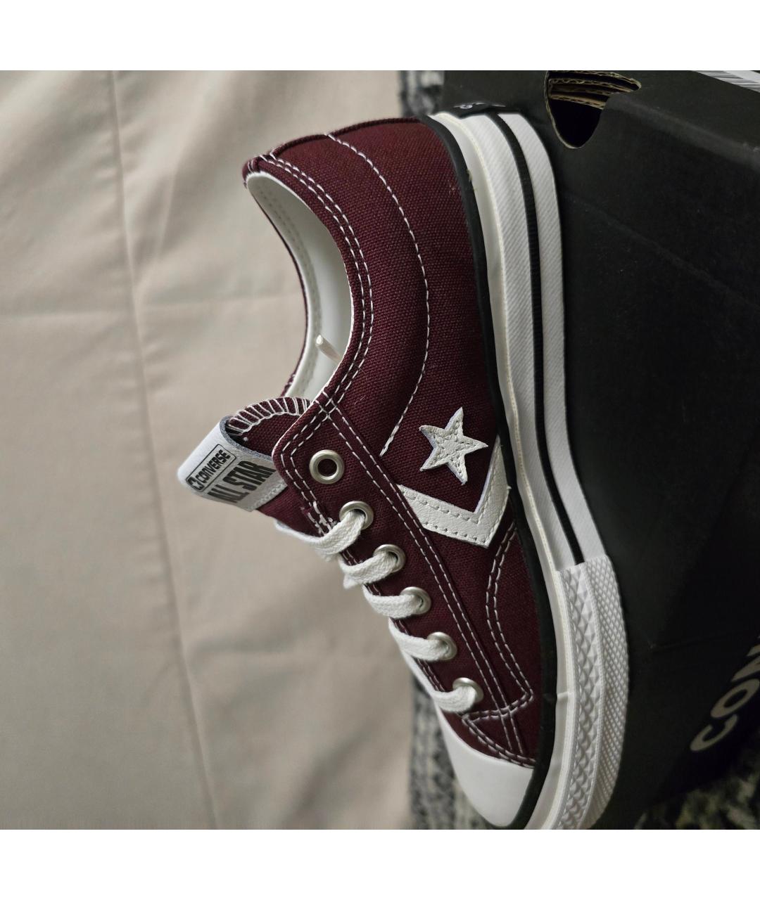 CONVERSE Красные текстильные кеды, фото 4