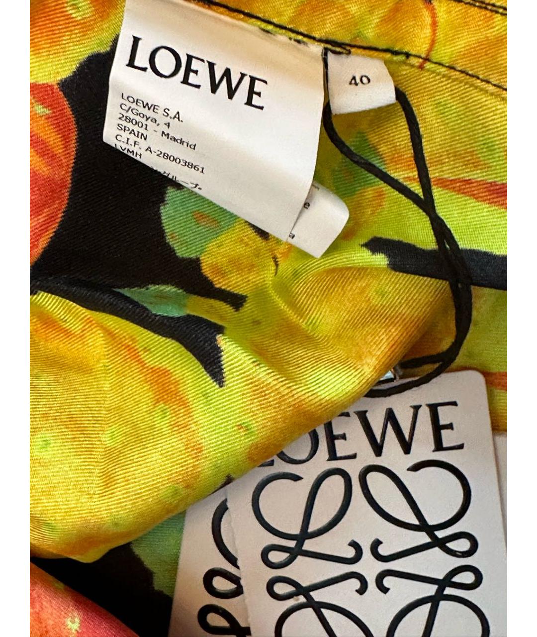 LOEWE Шелковая кэжуал рубашка, фото 5